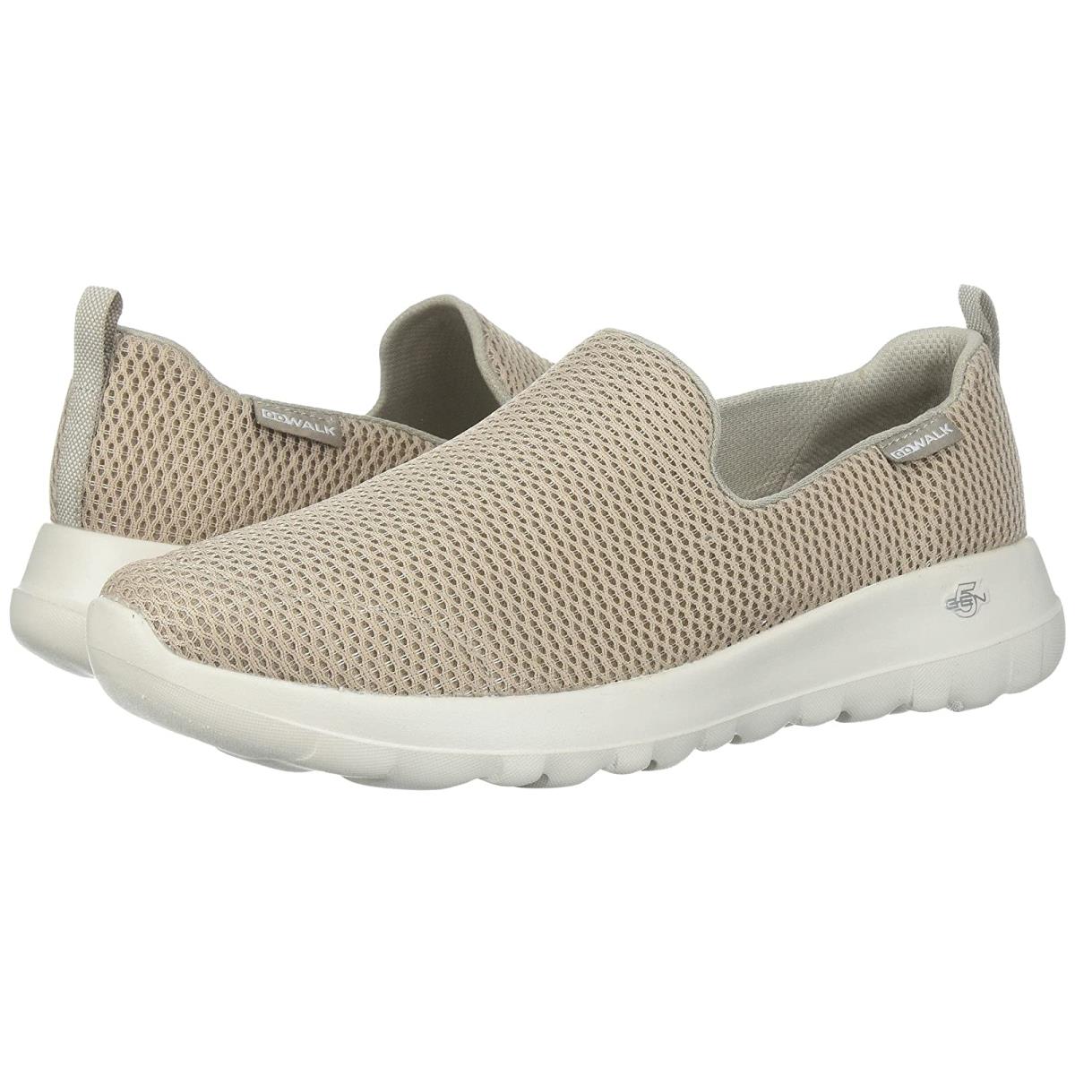 Woman`s Sneakers Athletic Shoes Skechers Performance Go Walk Joy Taupe