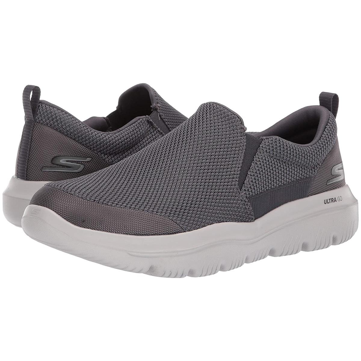 Man`s Shoes Skechers Performance Go Walk Evolution Ultra - Impeccable Charcoal
