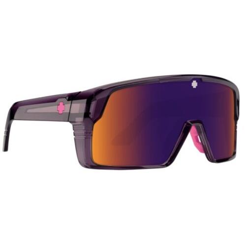 Spy Optic Monolith Sunglasses - Translucent Dark Purple / Gray Green Dark Purple