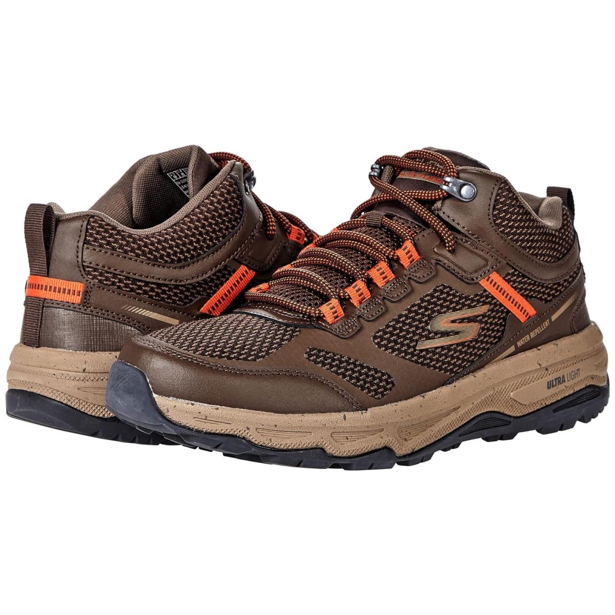 Man`s Sneakers Athletic Shoes Skechers Go Run Trail Altitude - Element Black/Orange
