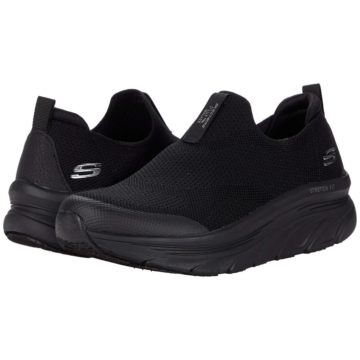 Woman`s Sneakers Athletic Shoes Skechers D`lux Walker - Quick Upgrade Black