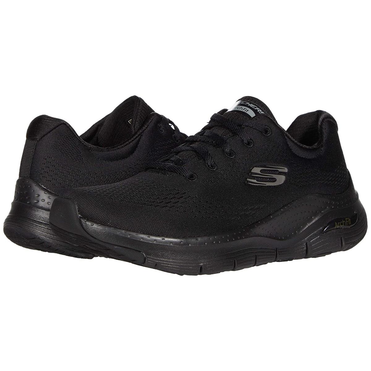 Woman`s Sneakers Athletic Shoes Skechers Arch Fit - Big Appeal Black