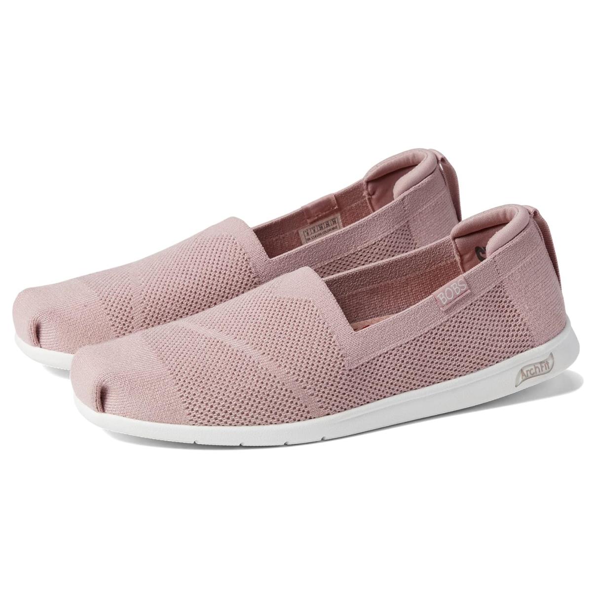 Woman`s Sneakers Athletic Shoes Bobs From Skechers Plush Arch Fit Mauve