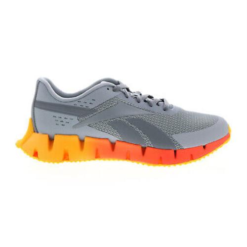 Reebok Zig Dynamica 2.0 GY9564 Mens Gray Canvas Lifestyle Sneakers Shoes