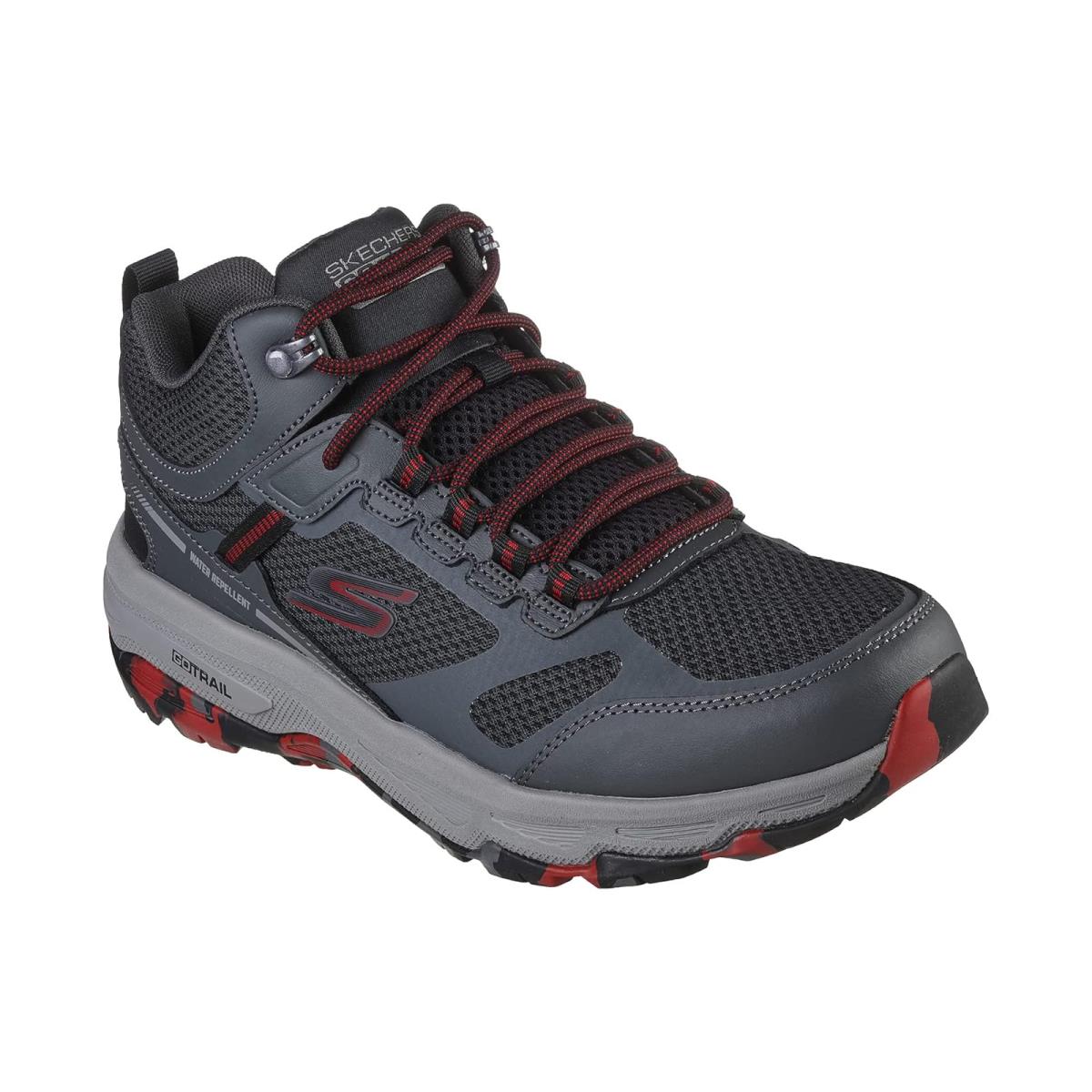 Man`s Sneakers Athletic Shoes Skechers Go Run Trail Altitude - Element Charcoal
