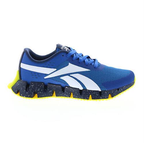 Reebok Zig Dynamica 2.0 HQ5892 Mens Blue Canvas Athletic Running Shoes