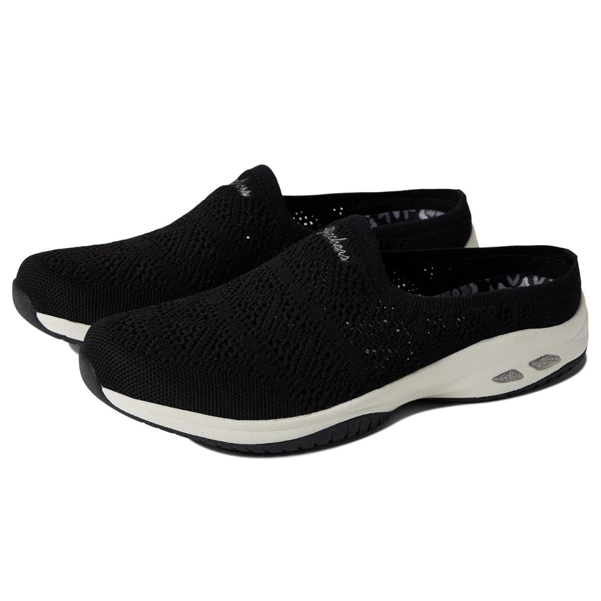 Woman`s Sneakers Athletic Shoes Skechers Commute Time - Knit Black