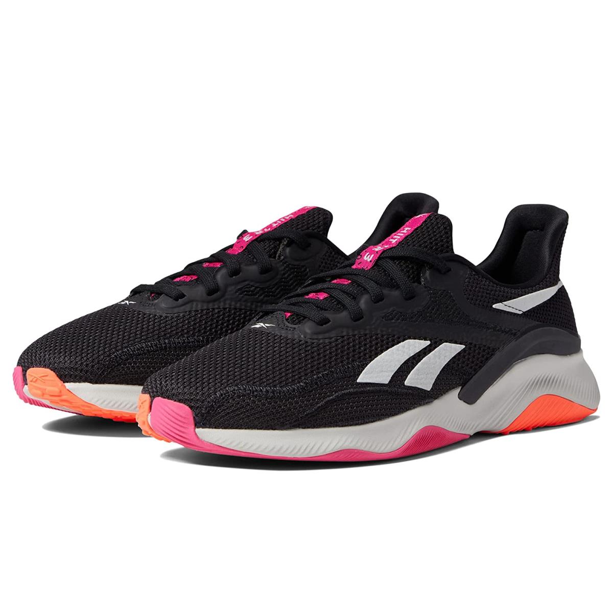 Woman`s Sneakers Athletic Shoes Reebok Hiit TR 3.0 Black/Pure Grey/Proud Pink