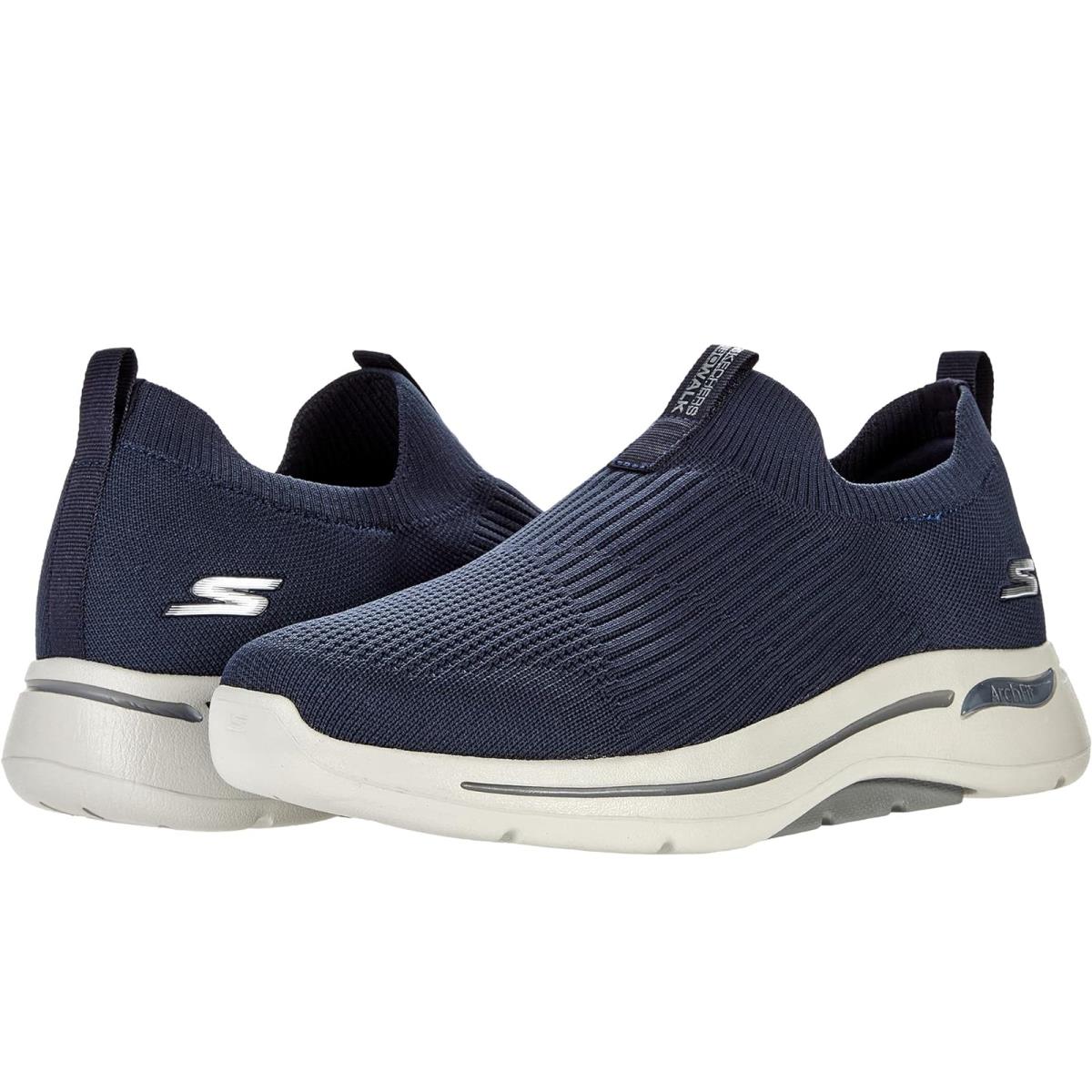 Man`s Shoes Skechers Performance Go Walk Arch Fit - Iconic Navy
