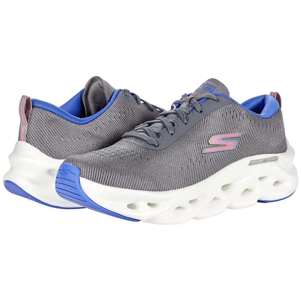 Woman`s Sneakers Athletic Shoes Skechers Go Run Glide Step Hyper Gray