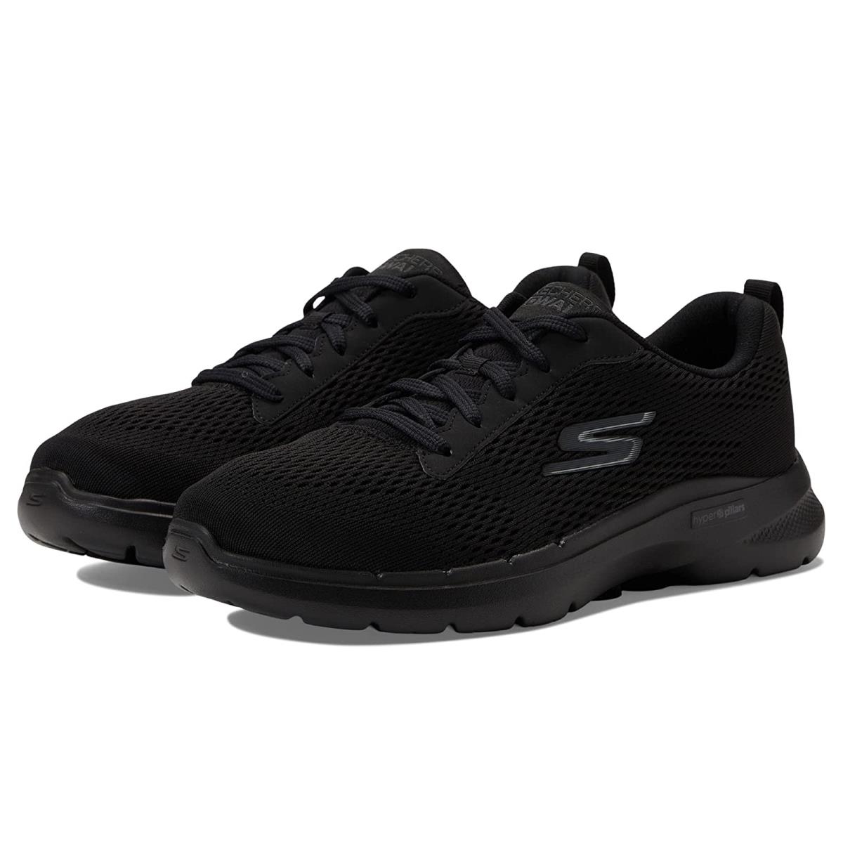 Man`s Sneakers Athletic Shoes Skechers Performance Go Walk 6 - 216209 Black