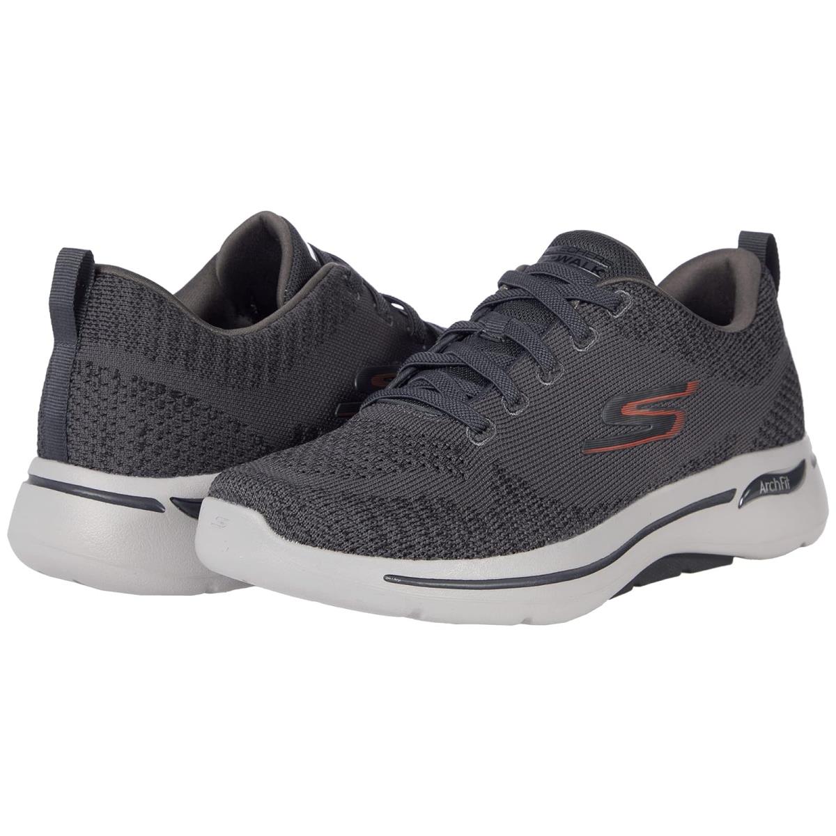 Man`s Shoes Skechers Performance Go Walk Arch Fit - 216126 Charcoal