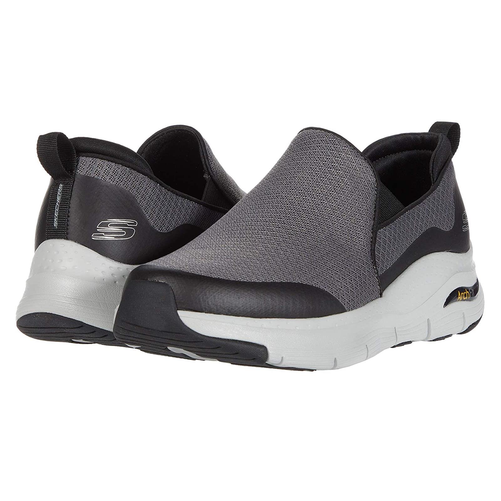 Man`s Sneakers Athletic Shoes Skechers Arch Fit Banlin Charcoal/Black