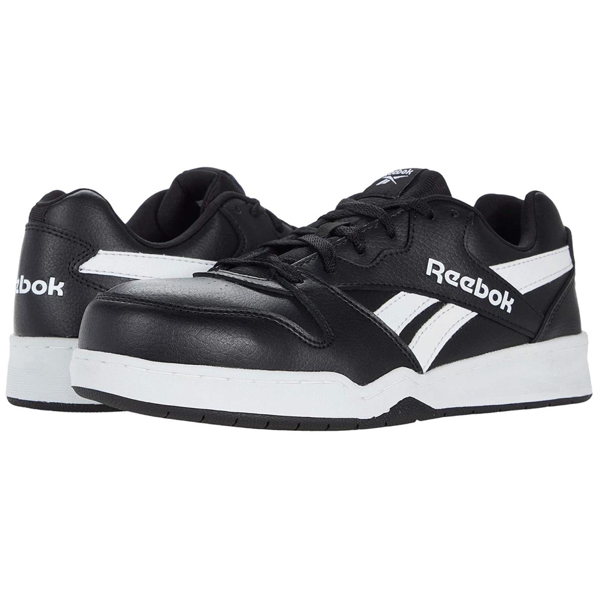 Man`s Sneakers Athletic Shoes Reebok Work BB4500 Work Comp Toe EH Black/White