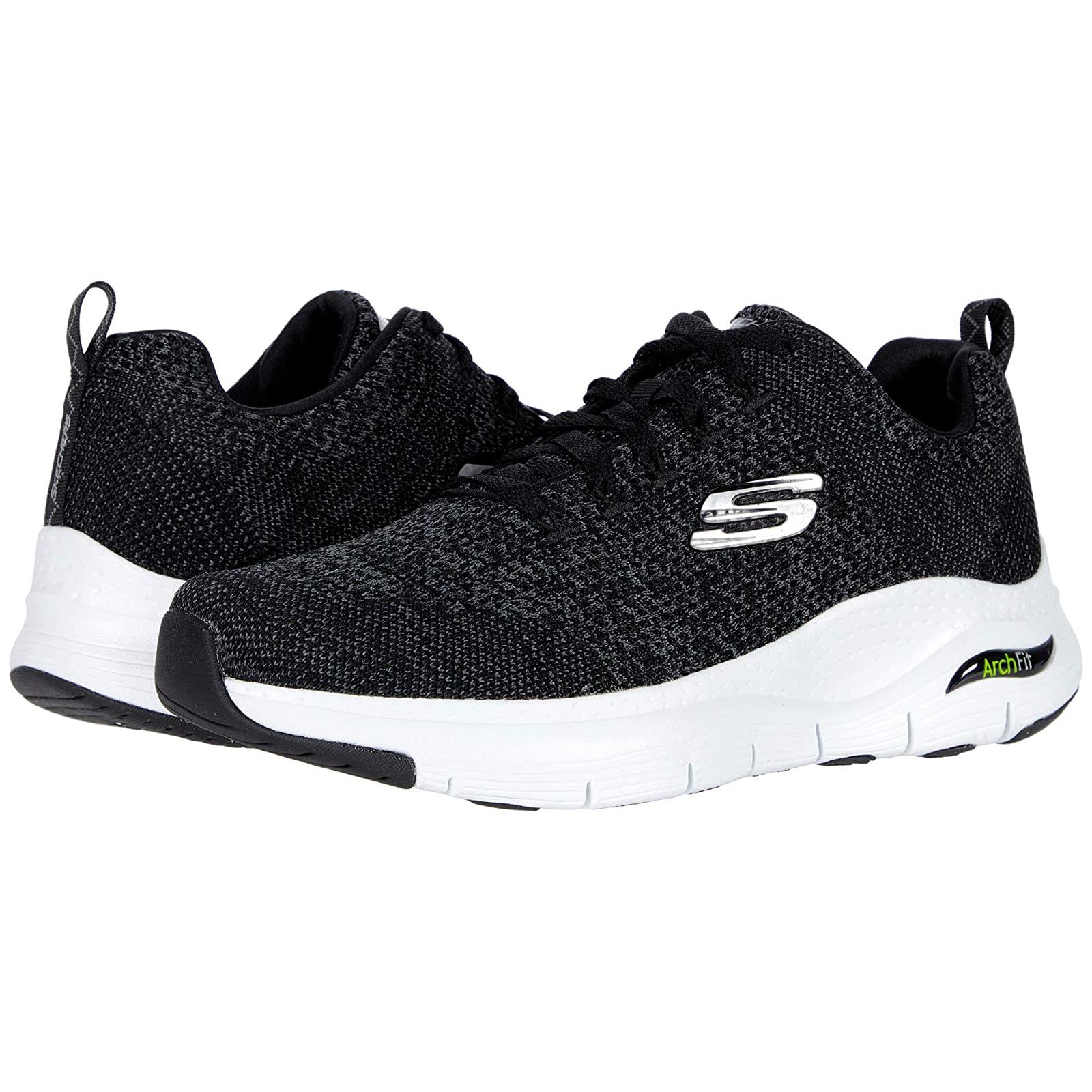 Man`s Sneakers Athletic Shoes Skechers Arch Fit Paradyme Black/White