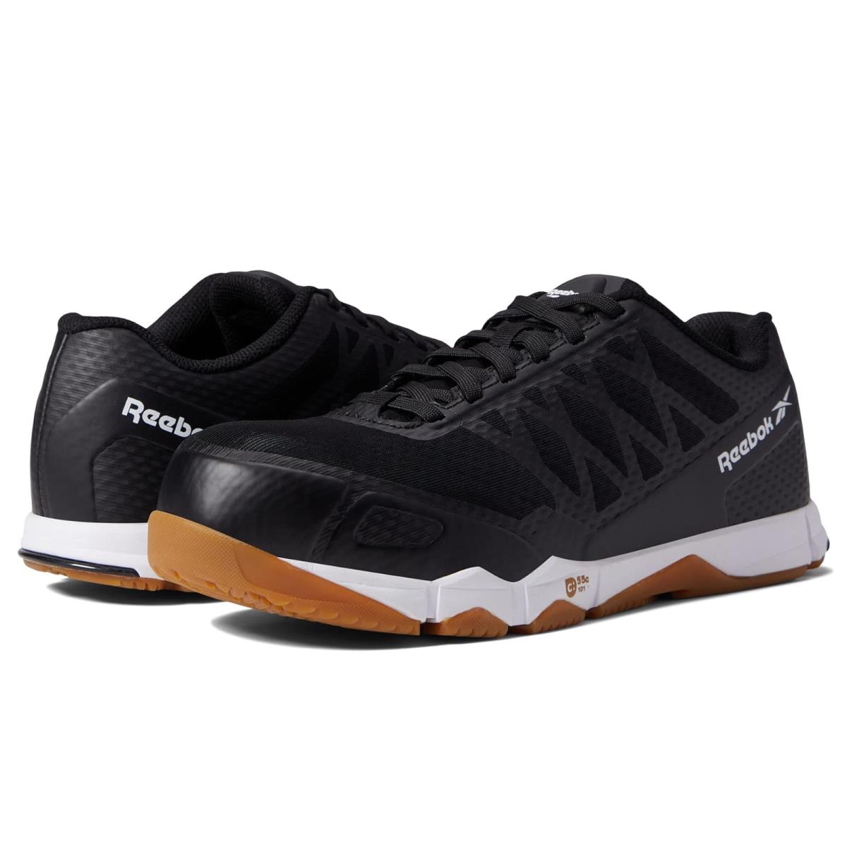 Woman`s Sneakers Athletic Shoes Reebok Work Speed TR Work EH Comp Toe Black/Gum