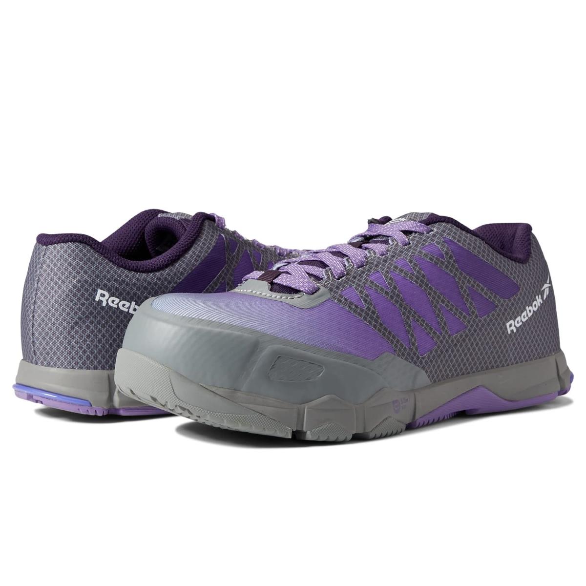 Woman`s Sneakers Athletic Shoes Reebok Work Speed TR Work EH Comp Toe Grey/Purple