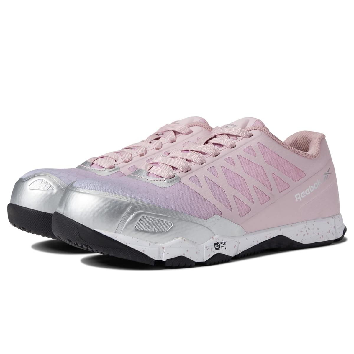 Woman`s Sneakers Athletic Shoes Reebok Work Speed TR Work EH Comp Toe Pink/White