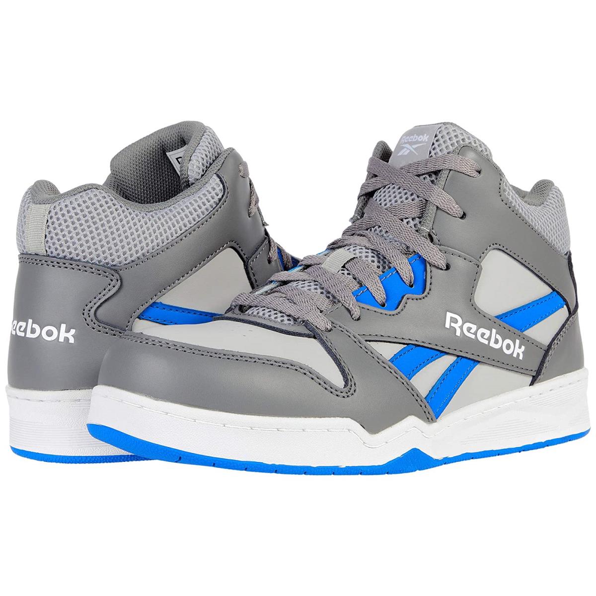 Man`s Sneakers Athletic Shoes Reebok Work BB4500 Work SD Grey/Cobalt Blue