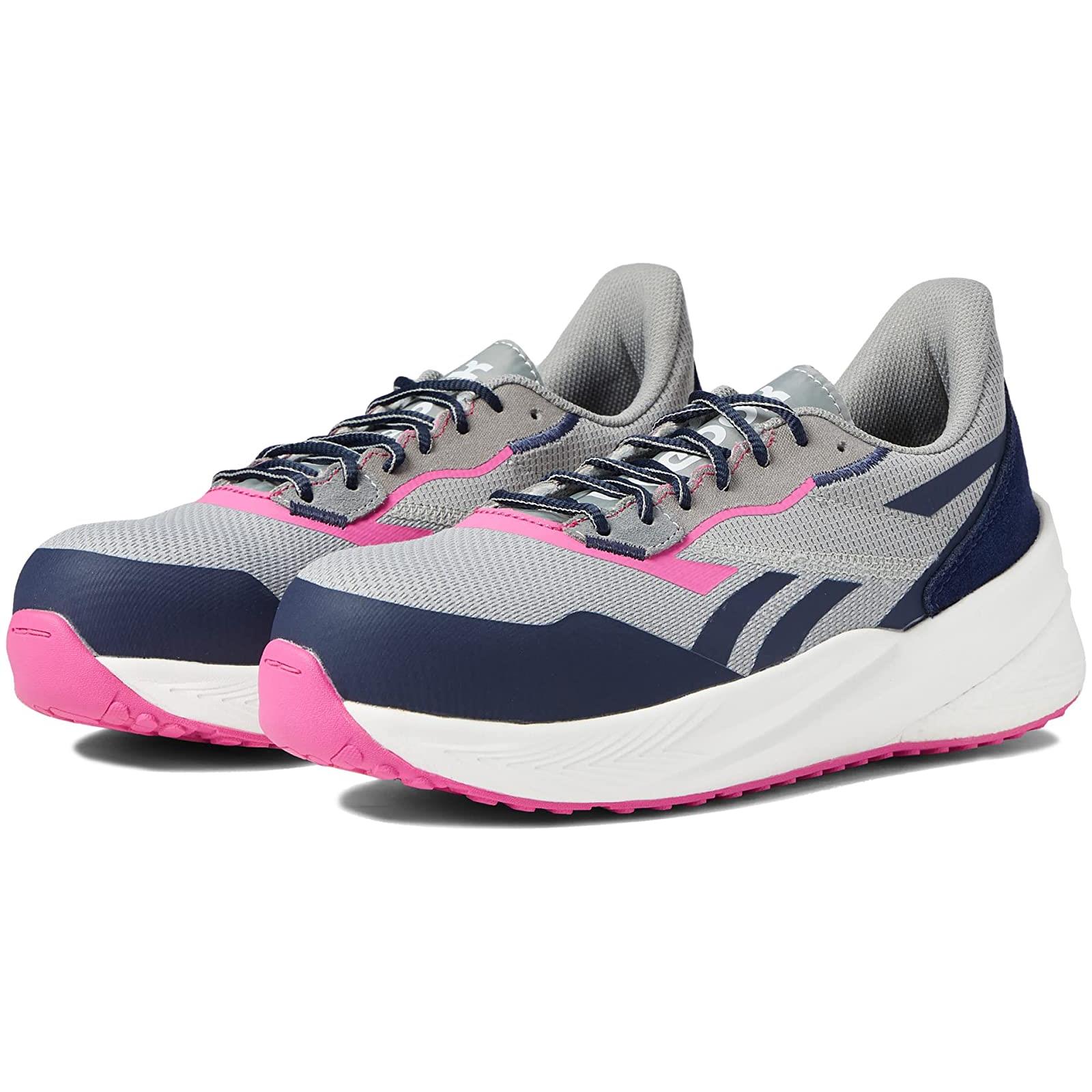 Woman`s Shoes Reebok Work Floatride Energy Daily Work SD10 Comp Toe Gray/Navy/Pink