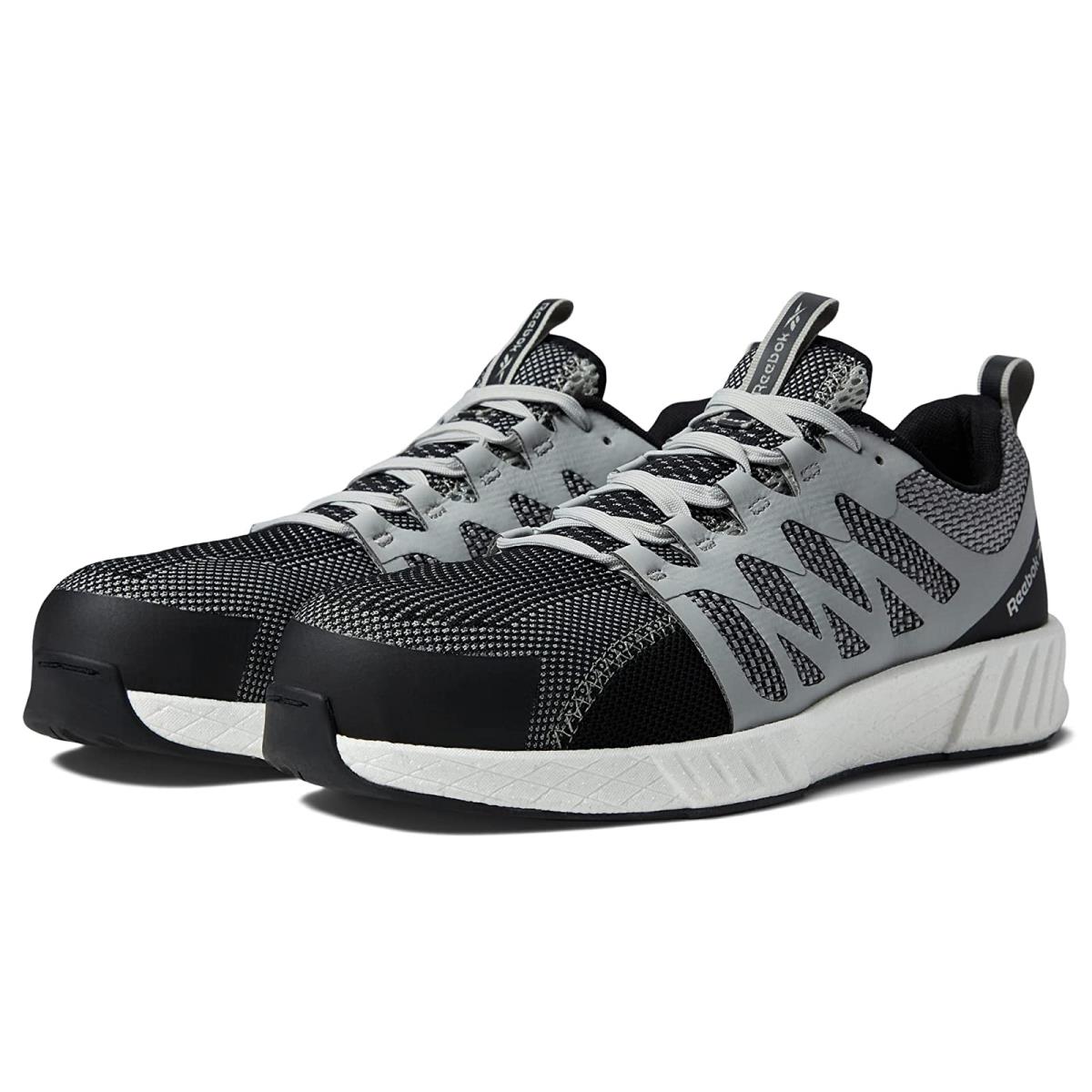 Man`s Shoes Reebok Work Fusion Flexweave Cage Composite Toe Gray