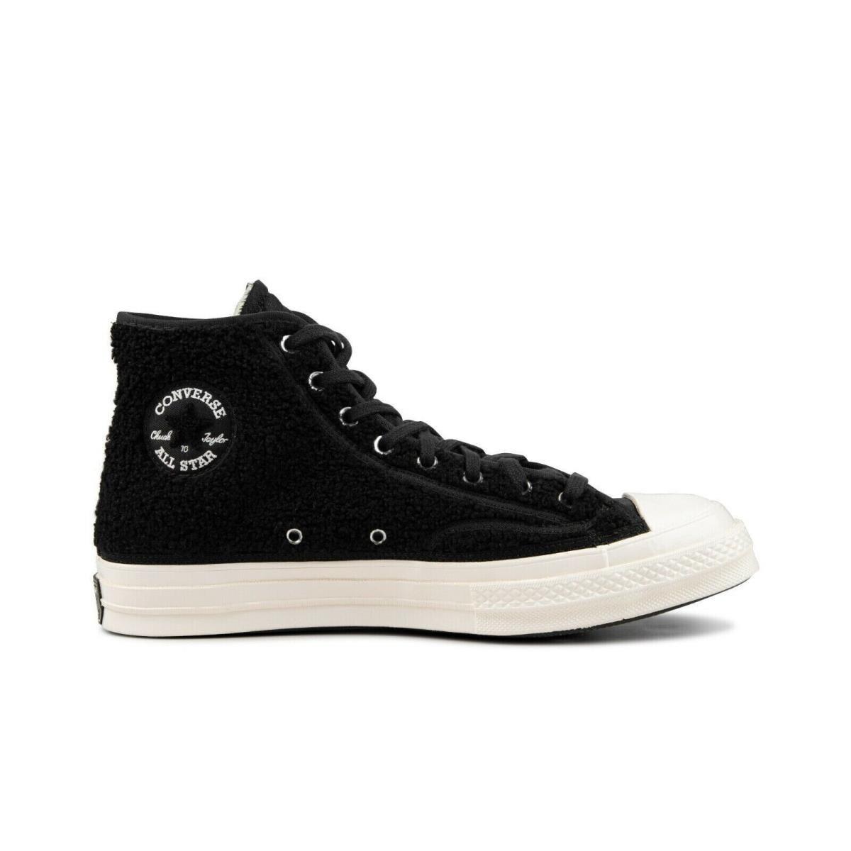 Converse Chuck 70 Sherpa 172005C Unisex Black/white Athletic Shoes Size 5 HS1371