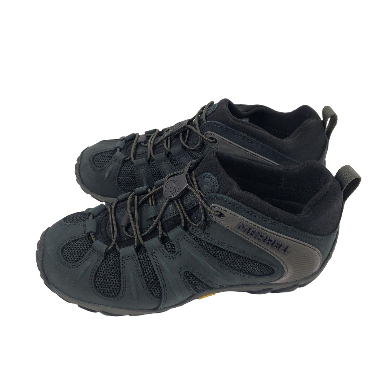 Merrell Chameleon Cham 8 Stretch Black Boot Shoes Men`s Size 7 J033091