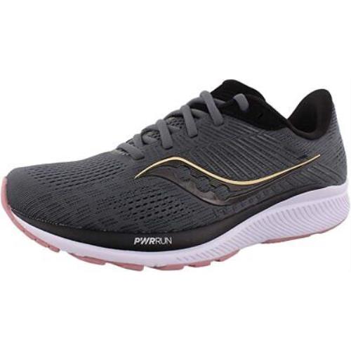Saucony Women`s Guide 14 Running Shoes Charcoal/rose 7.5 B M US