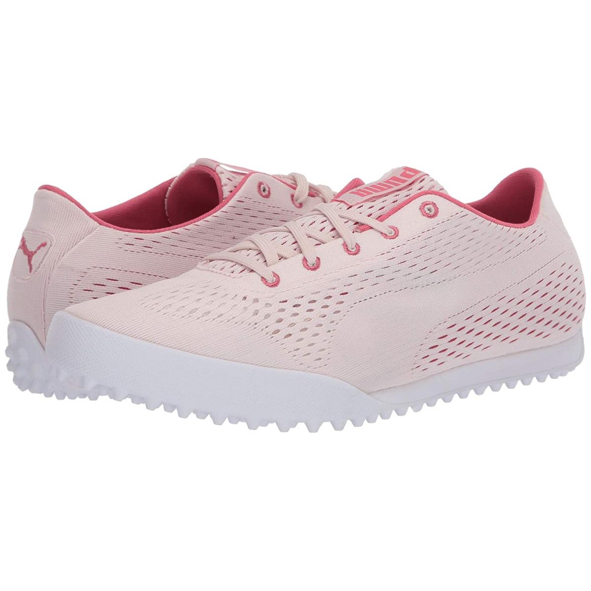 Woman`s Sneakers Athletic Shoes Puma Golf Monolite Cat Engineered Mesh Rosewater/Rapture Rose