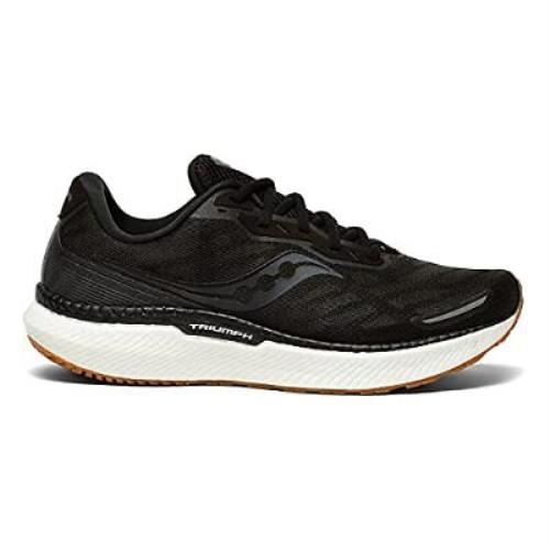 Saucony Men`s Triumph 19 Running Shoe Black/gum 10.5