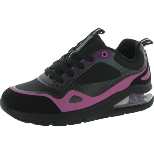 Skechers Womens Uno 2-Mad Air Athletic and Training Shoes Black 6.5