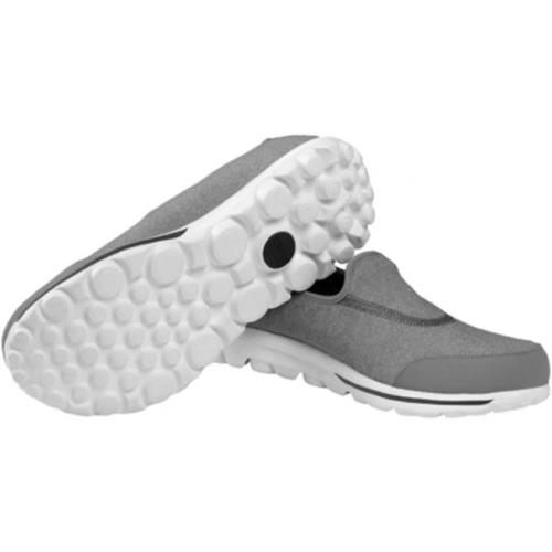 Skechers Women`s Go Walk Glitz Heather Gray Slip-on Shoe 6.5 B M US