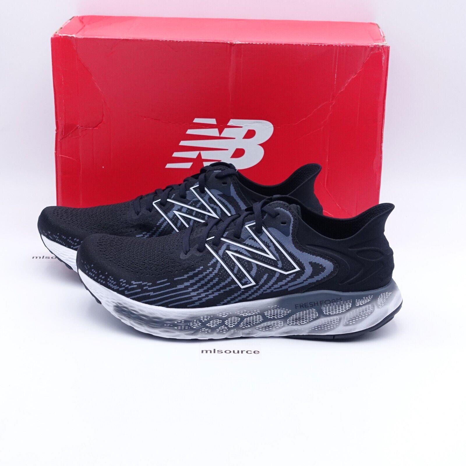 Size 12.5 Wide 2E Men`s Balance 1080 V11 Running Shoes M1080B11 Black/white