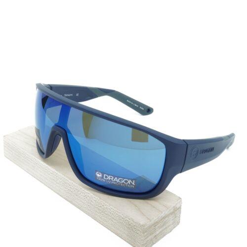 45016-418 Mens Dragon Alliance Vessel X LL Polar Polarized Sunglasses - Frame: Blue