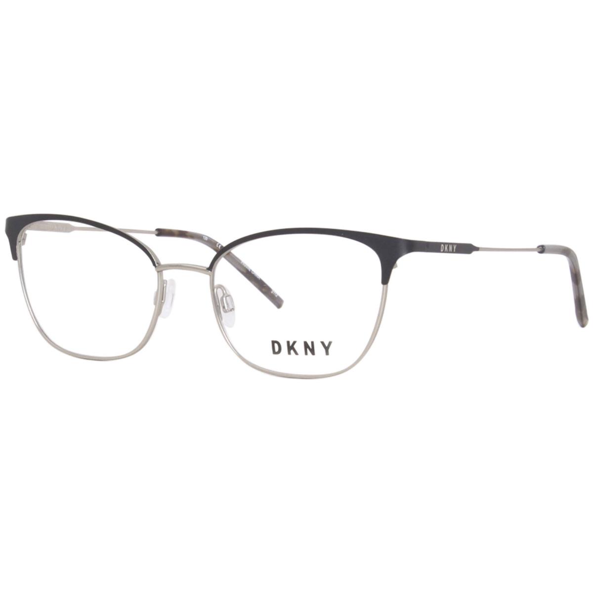 Dkny DK1023 001 Eyeglasses Frame Women`s Black Full Rim Rectangle Shape 52mm