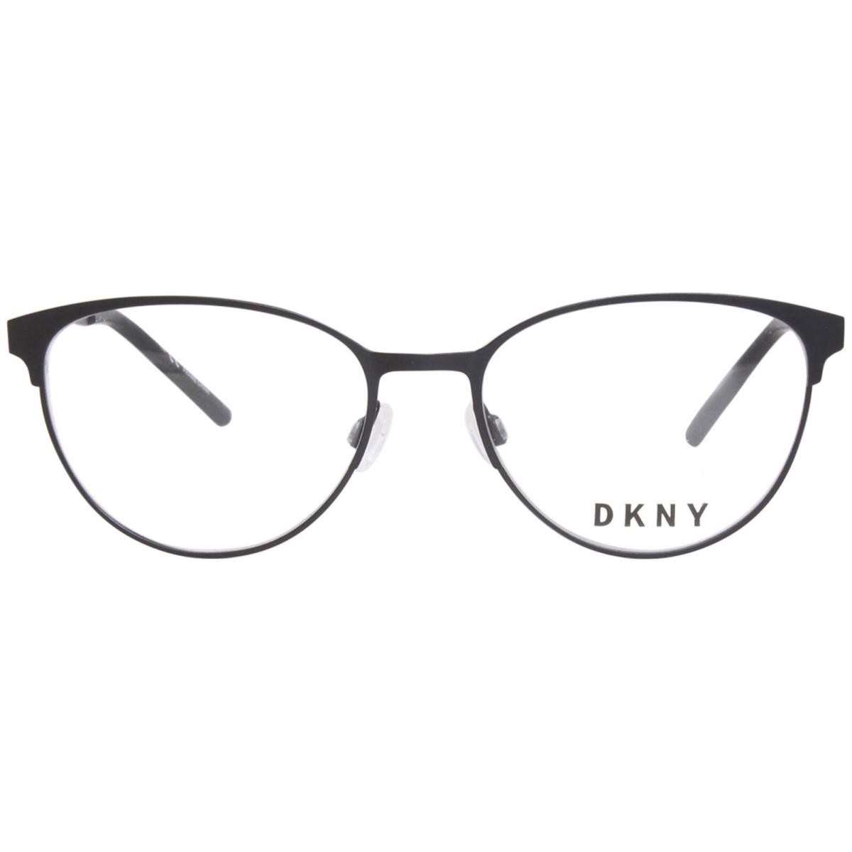 Dkny DK1030 001 Eyeglasses Frame Women`s Black Full Rim Round Shape 52mm