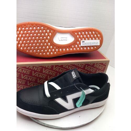 Vans Lowland Cc Black/true White Sneakers Skate Shoes Mens Sz 11.5