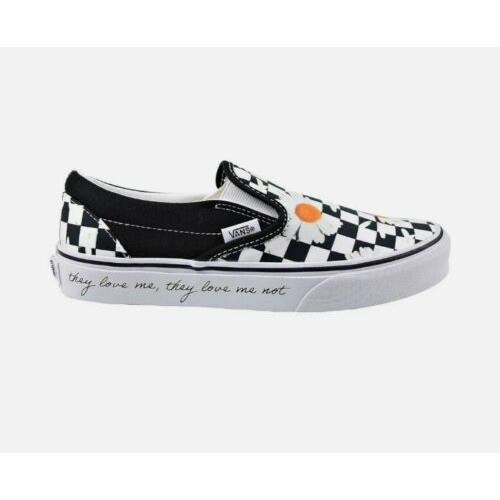 Vans Slip-on Love Me Love Me Not Daisy Floral Sneakers Shoes 9.5 VN0A5JMH-B0B