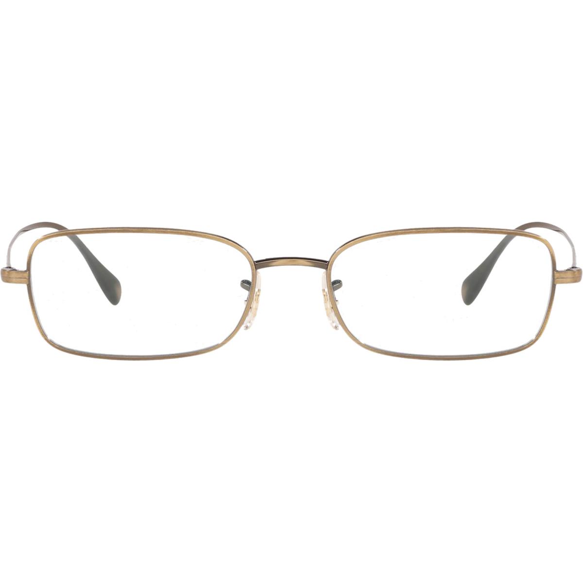 Oliver Peoples Aronson Antique Gold-tone Eyeglass Frames - OV1253 5284 - Italy - Frame: Antique Gold-Tone