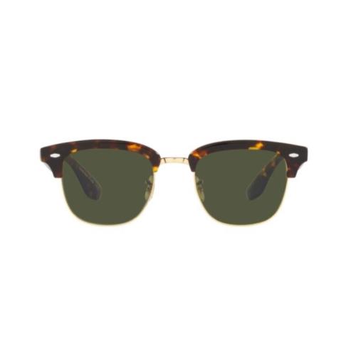 Oliver Peoples 0OV5486S Capannelle 165452 Havana/green Pillow Unisex Sunglasses