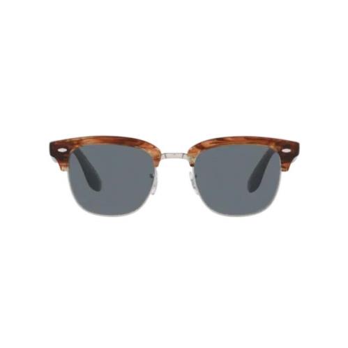 Oliver Peoples 0OV5486S Capannelle 1721R8 Amber/indigo Photochromic Sunglasses - Frame: Dark Amber Smoke, Lens: Indigo