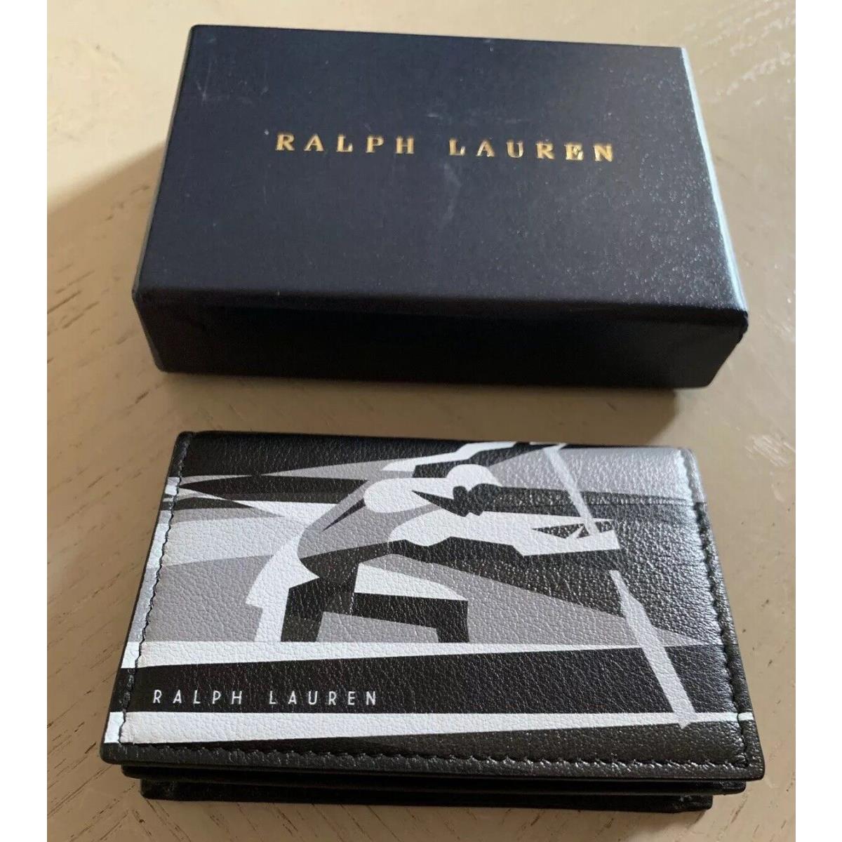 Ralph Lauren Purple Label Men s Wallet Black /gray Italy