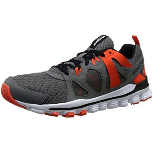 Reebok Men`s Running Shoe Hexaffect Run 2.0 Mt-m Med. Grey/orange/black 9 M