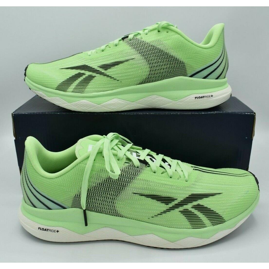 Reebok Men Size 9.5 Floatride Run Fast 3.0 Mint Green Neon Running Sneaker Shoes