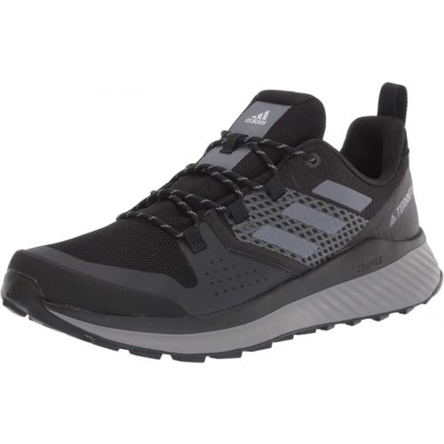 Adidas Men`s Terrex Folgian Hiker Hiking Boot Black/Grey/Grey