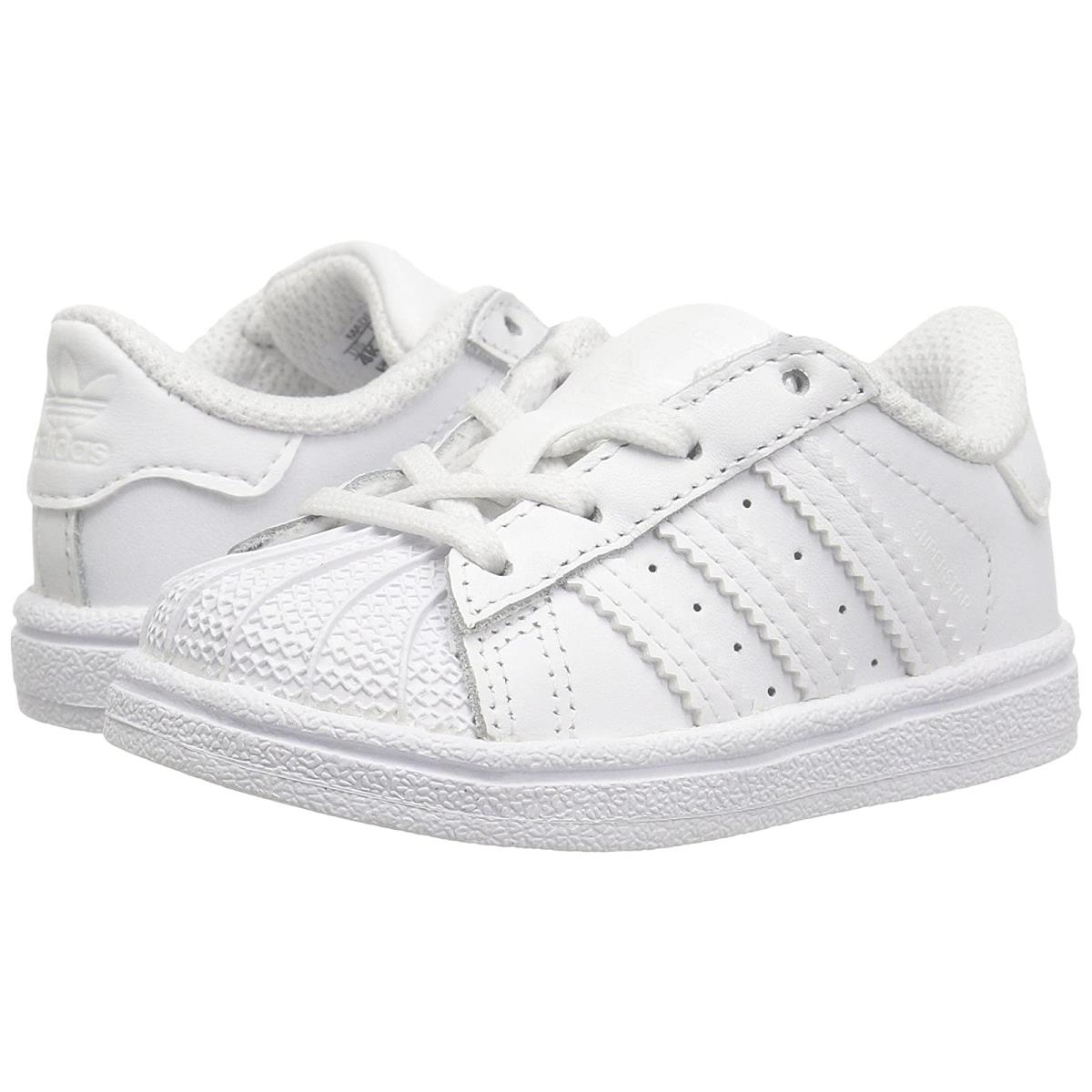 Children Unisex Shoes Adidas Originals Kids Superstar EL Infant/toddler White/White