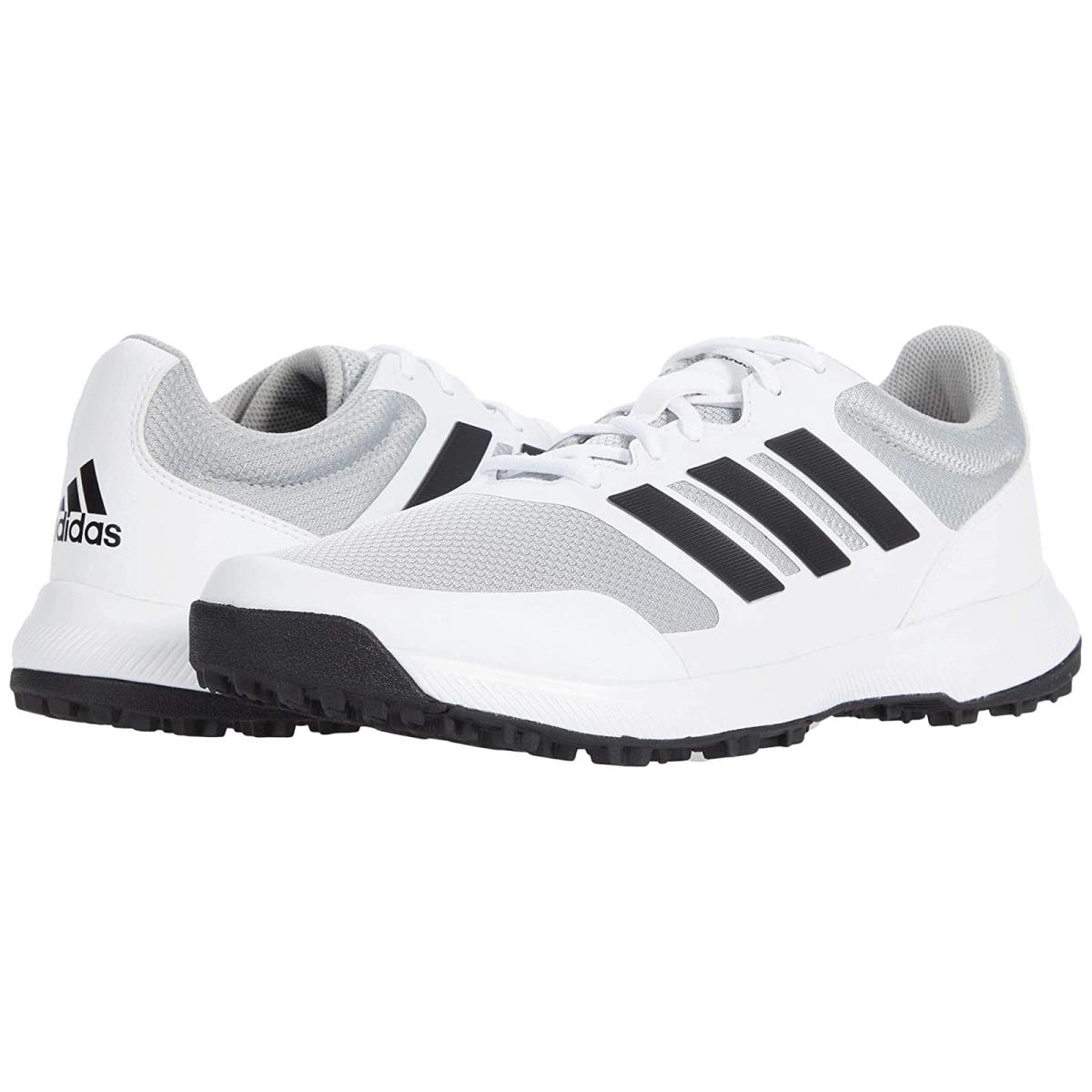 Man`s Sneakers Athletic Shoes Adidas Golf Tech Response SL White/Core Black/Grey Two