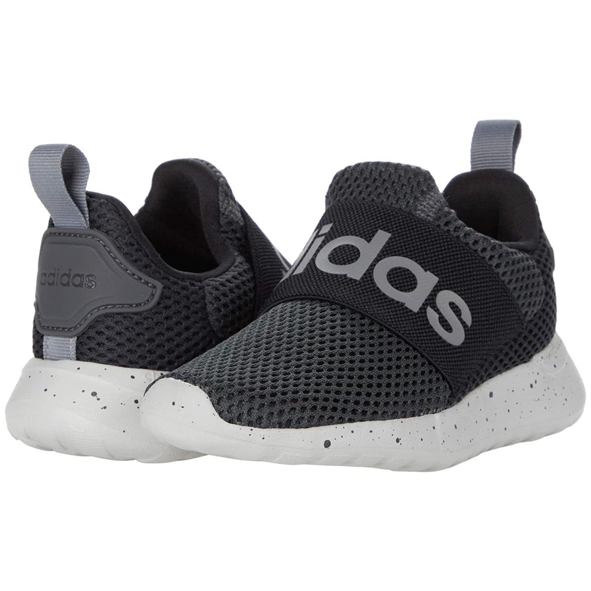 Children Unisex Shoes Adidas Kids Lite Racer Adapt 4.0 Little Kid/big Kid Grey/Grey/Black