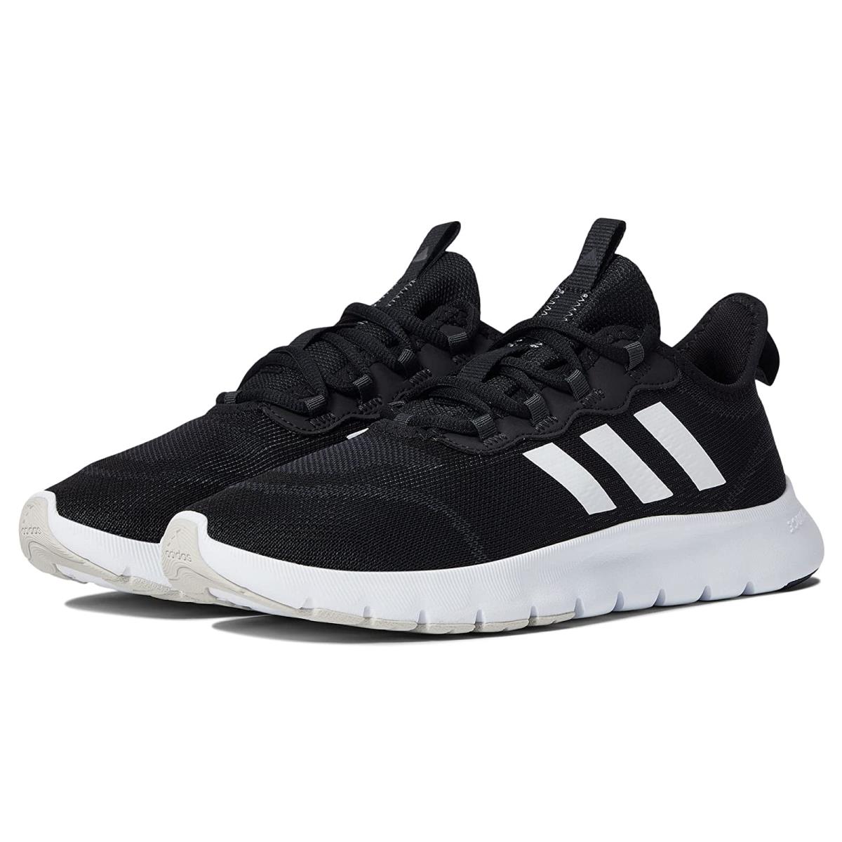 Woman`s Sneakers Athletic Shoes Adidas Running Vario Sport Black/White/Grey One
