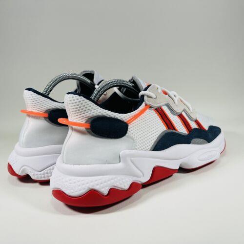 Adidas Ozweego Men`s Shoes Athletic Sneakers White Navy Scarlet 